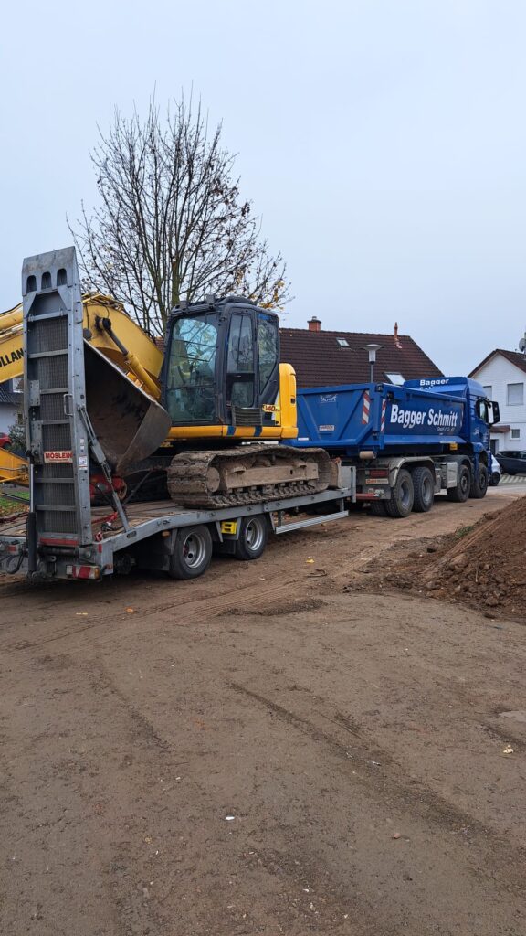 Tieflader - Bagger Schmitt