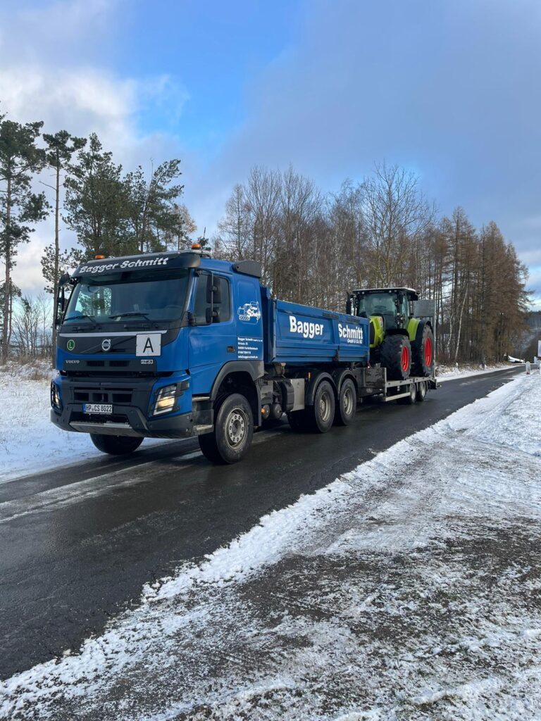 Tieflader - Bagger Schmitt