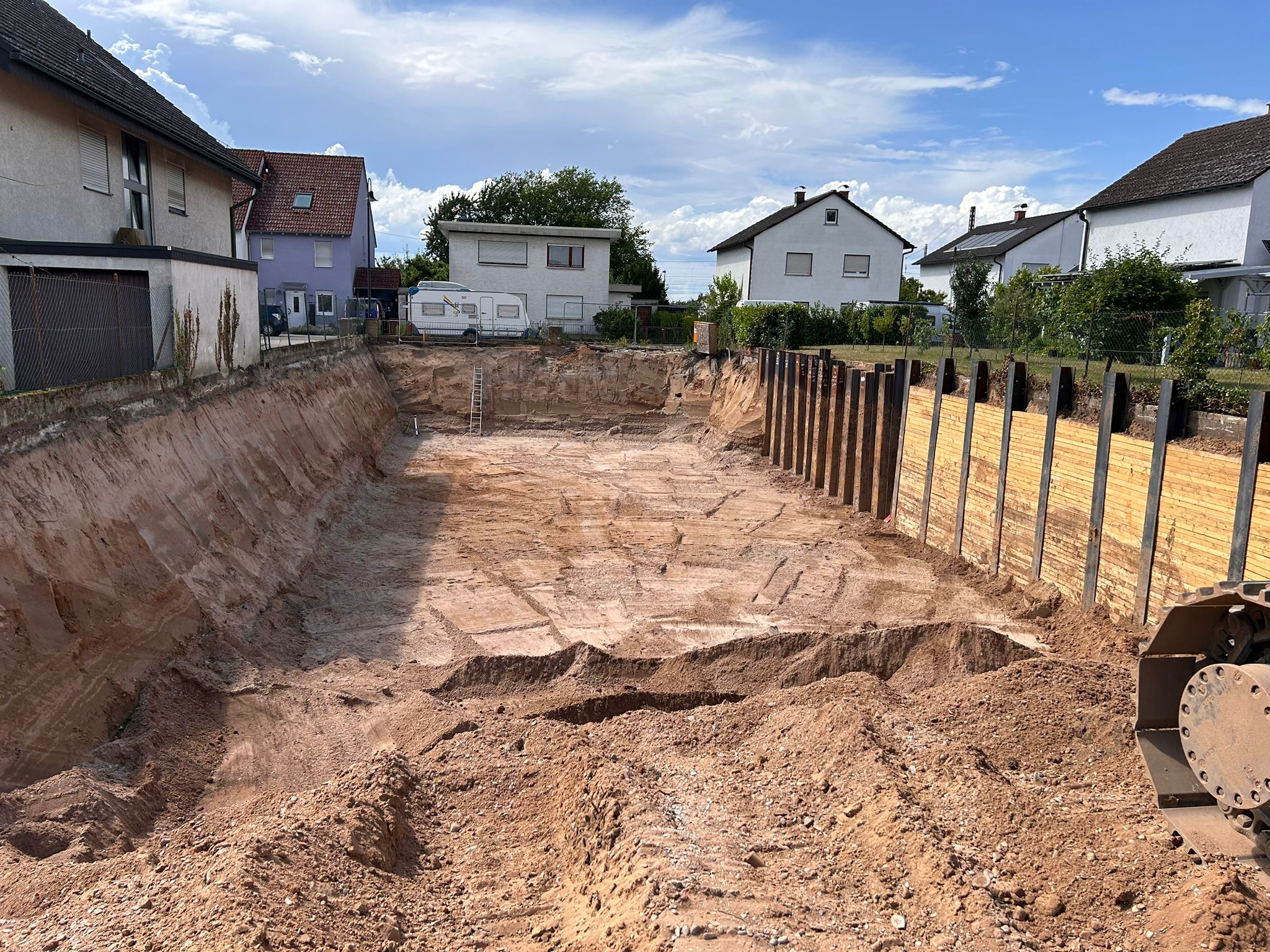 Spezialtiefbau Erdarbeiten Bagger Schmitt Odenwald 6